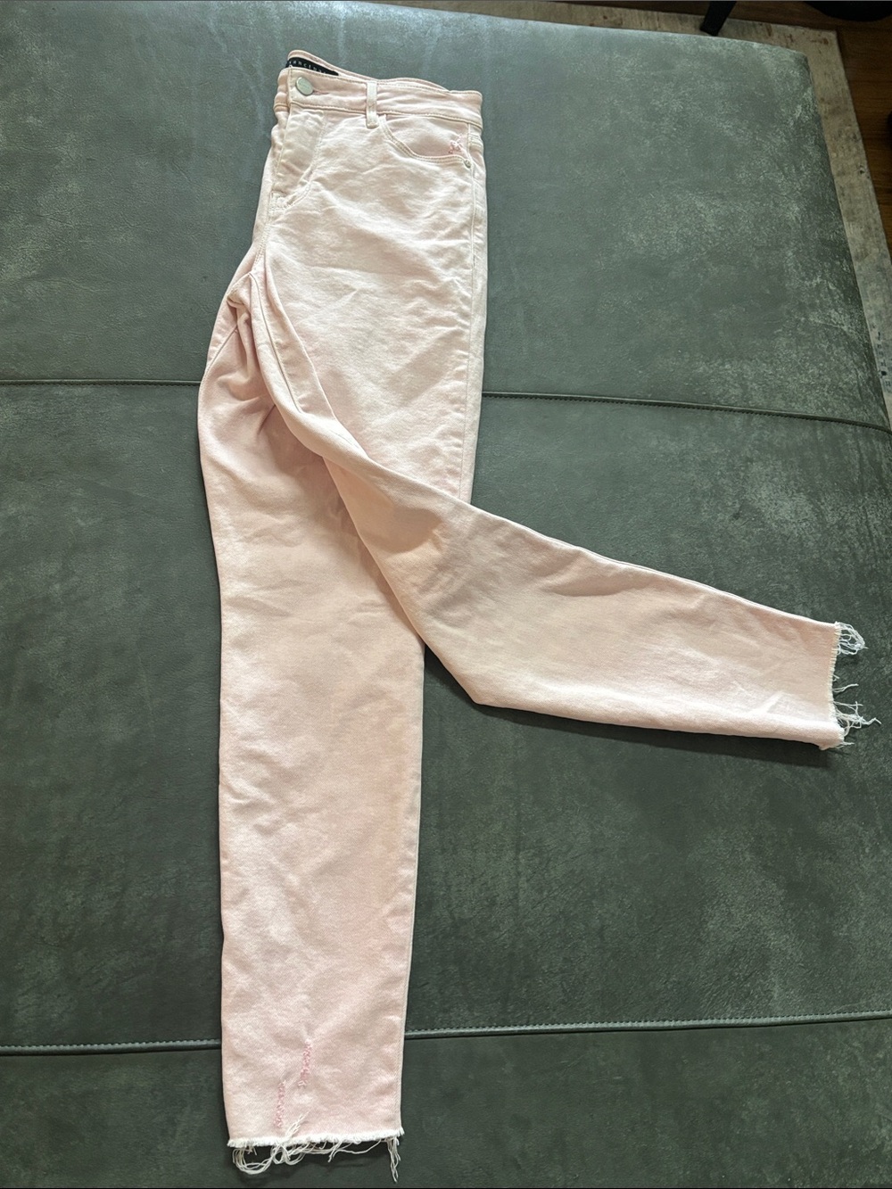 Sanctuary Pale Pink Straight-Leg Jeans